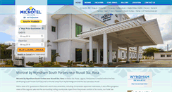 Desktop Screenshot of microtel-southforbes.com