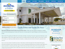 Tablet Screenshot of microtel-southforbes.com